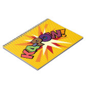 Carnet KA-POW Fun Retro Comic Book Pop art (Côté gauche)