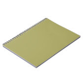 Carnet Kaki uni (Côté gauche)