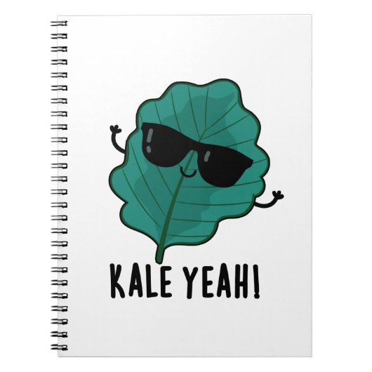 Carnet Kale Yeah Blague de légume drôle  (Devant)