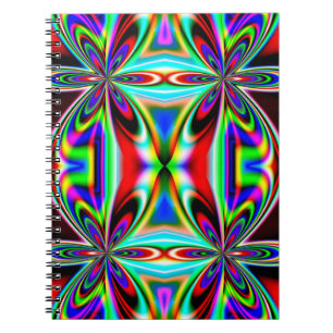 Carnet Kaleidoscope Abstrait Design coloré-11438