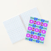 Carnet Kaléidoscope Azure Bloom (Intérieur)