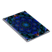 Carnet Kaleidoscope Bleu Bohème, (Côté Droit)