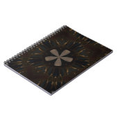 Carnet Kaleidoscope Design Art Brown foncé (Côté gauche)