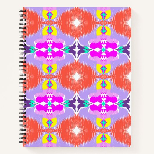 Carnet Kaleidoscope Fleur Solaire (Devant)