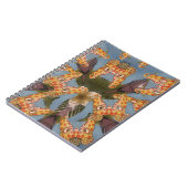 Carnet Kaleidoscope Giraffe Mandala : Safari Art Abstrait (Côté gauche)