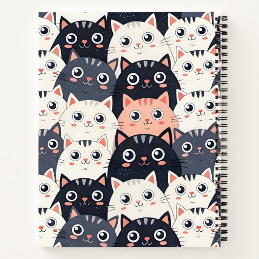 Carnet Kaléidoscope Kitty Chat (Dos)