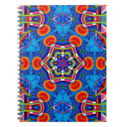 Carnet Kaléidoscope peinture à l’huile multicolore