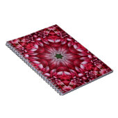 Carnet Kaleidoscopic Crimson Dahlia (Côté Droit)