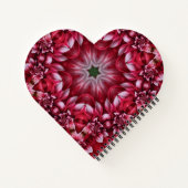 Carnet Kaleidoscopic Crimson Dahlia (Dos)