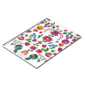 Carnet Kalocsa florale colorée (Côté gauche)