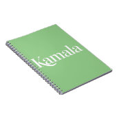 Carnet Kamala Brat Kamala Harris pour le président 2024 (Côté Droit)