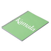 Carnet Kamala Brat Kamala Harris pour le président 2024 (Côté gauche)