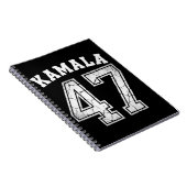 Carnet Kamala Harris 47 Pour Président Pour Le Peuple (Côté Droit)