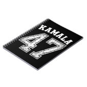 Carnet Kamala Harris 47 Pour Président Pour Le Peuple (Côté gauche)