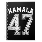 Carnet Kamala Harris 47 Pour Président Pour Le Peuple (Devant)