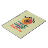 Carnet Kamala Harris Peace Love Equality Hope Diversity (Côté gauche)