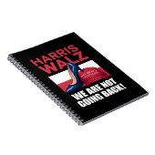 Carnet Kamala Harris Tête Sur Le Casquette Red MAGA (Côté Droit)