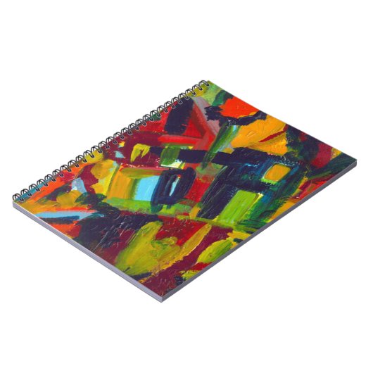 Carnet Kandinsky 304 Oeuvre Abstraite colorée (Côté gauche)