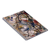 Carnet Kandinsky Art moderne Abstrait coloré (Côté Droit)