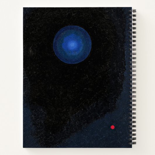 Carnet Kandinsky - Bleu, art abstrait (Dos)
