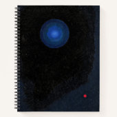 Carnet Kandinsky - Bleu, art abstrait (Devant)