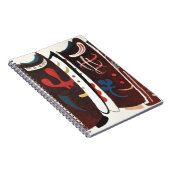Carnet Kandinsky Brun avec supplément abstrait (Côté Droit)