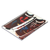 Carnet Kandinsky Brun avec supplément abstrait (Côté gauche)