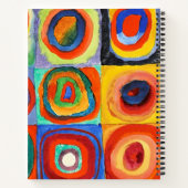 Carnet Kandinsky - Carrés aux cercles concentrés (Dos)