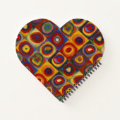 Carnet Kandinsky Farbstudie Quadrate Colourful Squares (Dos)