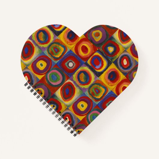 Carnet Kandinsky Farbstudie Quadrate Colourful Squares (Devant)