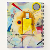 Carnet Kandinsky jaune-rouge-bleu (Dos)