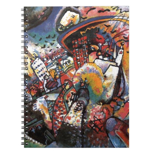 Carnet Kandinsky Moscou I Cityscape peinture Abstraite (Devant)