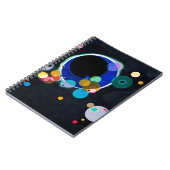 Carnet Kandinsky Plusieurs Cercles Abstrait (Côté gauche)