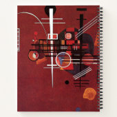 Carnet Kandinsky - Rouge mouillé (Dos)