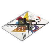 Carnet Kandinsky Sur Blanc Deux Peintures Abstraites (Côté gauche)