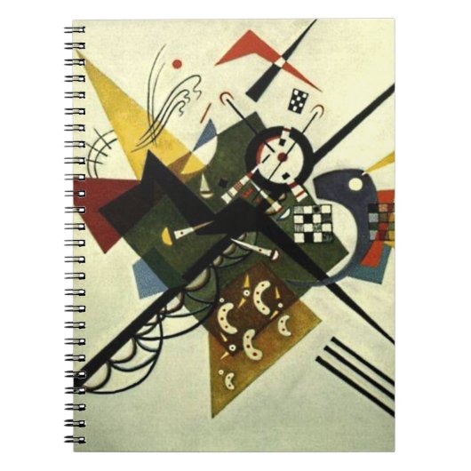 Carnet Kandinsky Sur White II (Devant)