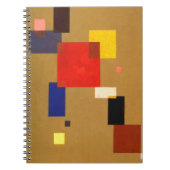 Carnet Kandinsky Treize Rectangles peinture Abstraite (Devant)