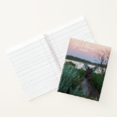 Carnet Kangaroo Australie Coucher de soleil rose double f (Intérieur)
