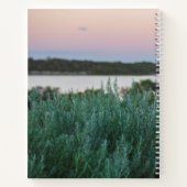 Carnet Kangaroo Australie Coucher de soleil rose double f (Dos)