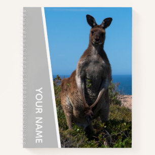 Carnet Kangaroo en Australie, argent personnalisé