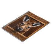 Carnet Kangaroo en bois 3D australien (Côté gauche)