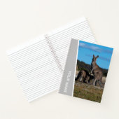 Carnet Kangaroo Mother and Baby in Australia, Silver (Intérieur)