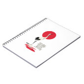 Carnet Kanji héron japonais (Côté gauche)