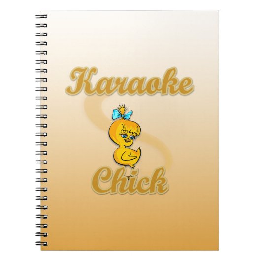 Carnet Karaoke Chick (Devant)