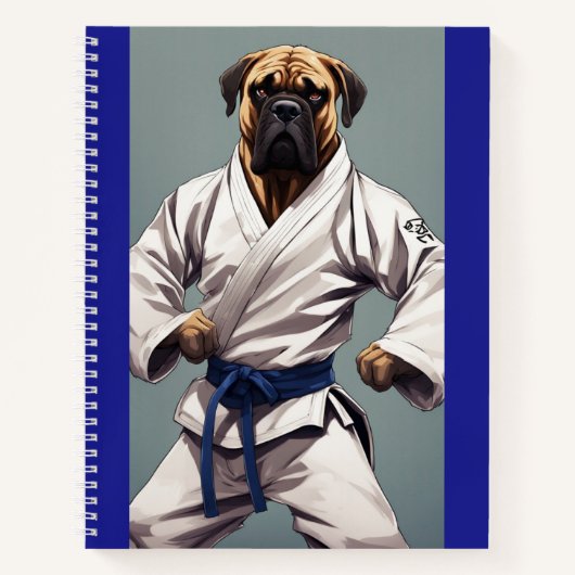 Carnet karaté Bullmastiff (Devant)