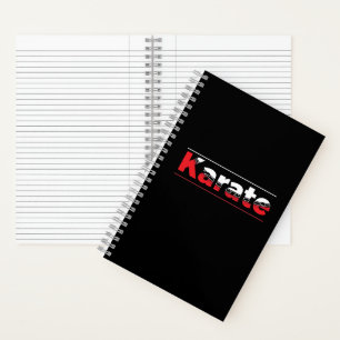 Carnet Karate Martial Arts Rouge