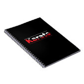 Carnet Karate Martial Arts Rouge (Côté Droit)