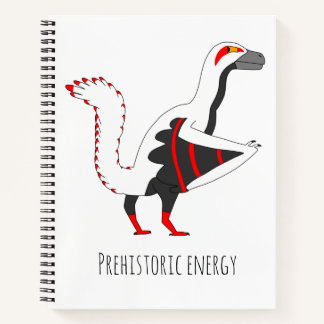 Carnet Karura the Archaeopteryx Dino Bird Spiral Notebook