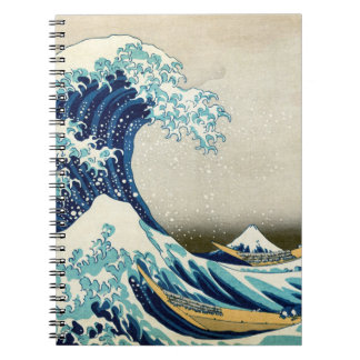 Carnet Katsushika Hokusai - La Grande vague au large de K