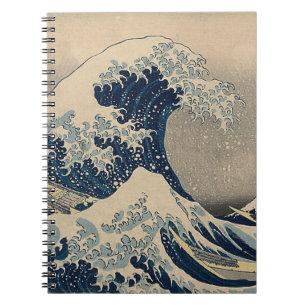 Carnet Katsushika Hokusai. La Grande Vague au large de Ka